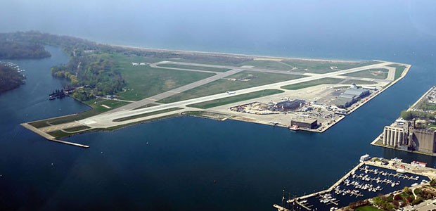 Billy Bishop Airport: Jets dürfen hier nicht landen.