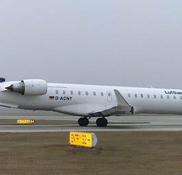 Bombardier CRj900 von Lufthansa Cityline: Wird gelegentlich ersetzt.