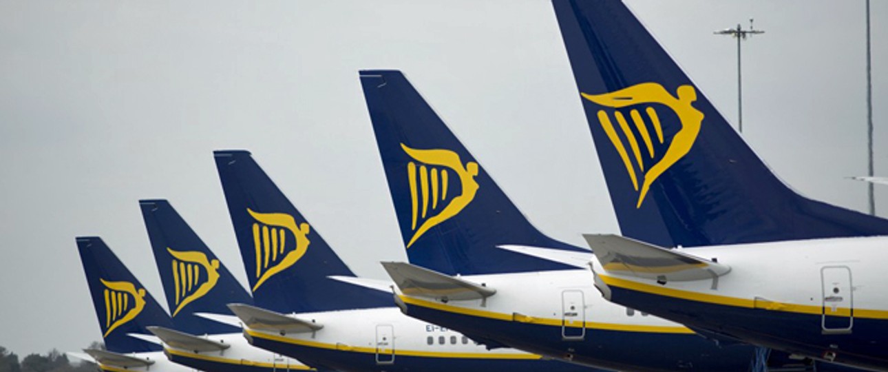 Ryanair-Flieger in Dublin: Bald weniger Flüge ab der irischen Hauptstadt.