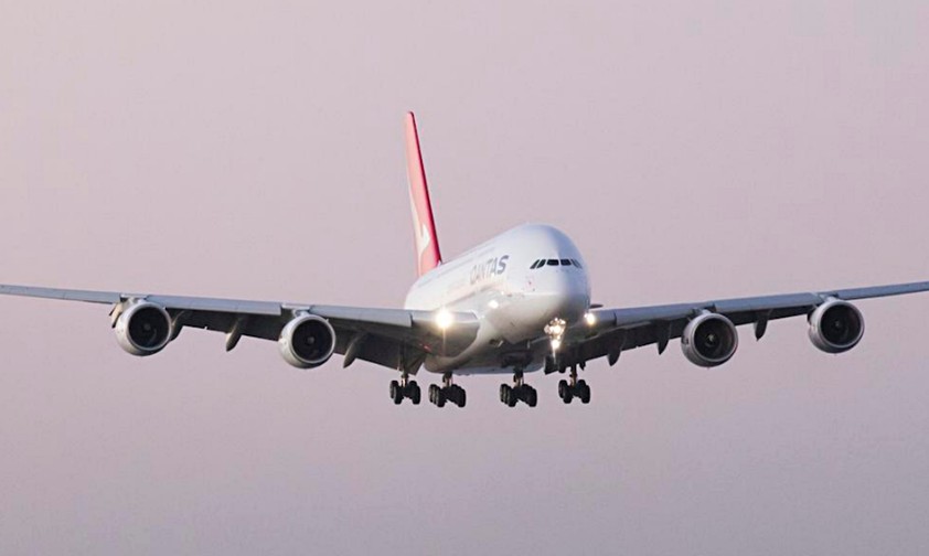 Airbus A380 von Qantas: Ein solcher Jet hatte nun Schwierigkeiten.