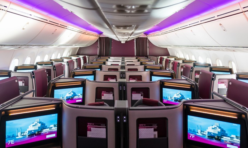 Q-Suite für Boeing 787-9: Insgesamt 30 Mini-Suiten.