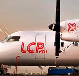 Dash 8 von LC Peru: Flüge in dei Provinzen.