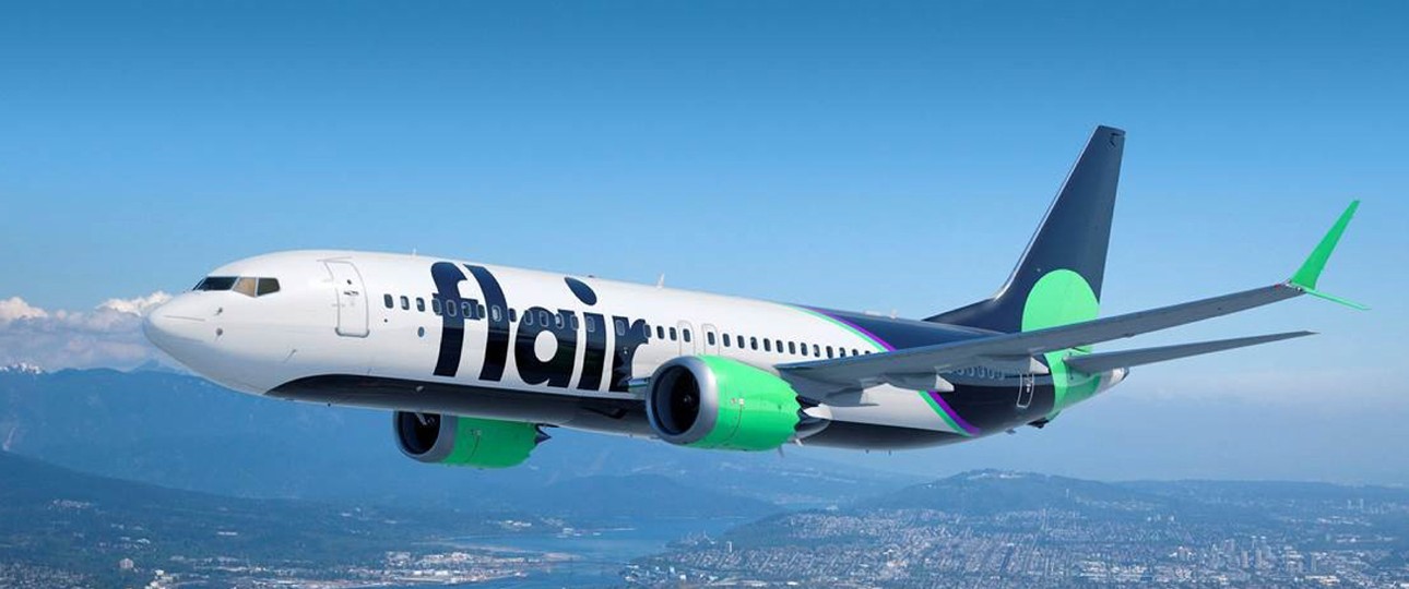 Boeing 737 Max für Flair Airlines: So soll sie aussehen.