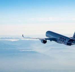 Die zwei Airbus A350 auf dem Weg nach Kanada: Viel Treibstoff gespart.