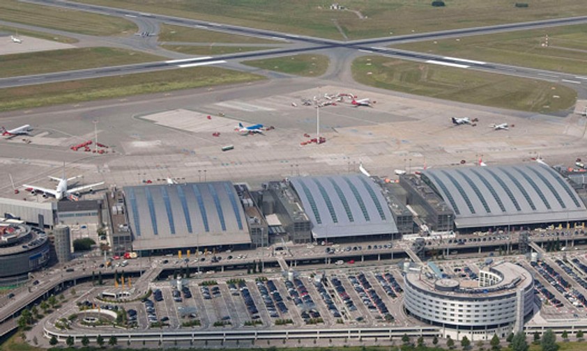 Flughafen Hamburg: Auch hier wir nun auch Dienstag gestreikt.