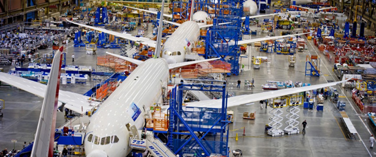 Dreamliner in der Produktion: 10 pro Monat bis Ende 2013