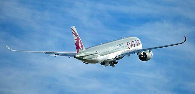 Airbus A350 von Qatar Airways: 22 Exemplare stehen inzwischen am Boden.