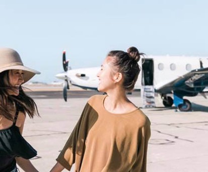 Fluggäste von Surf Air: In Europa sind eher Geschäftsreisende das Zielpublikum.