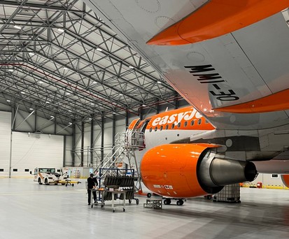 Airbus A320 von Easyjet: aeroTELEGRAPH war beim A-Check eine Nacht dabei.