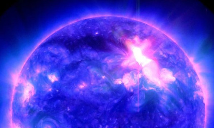 Bilder der Eruption: Die magnetische Strahlung kann Geräte beeinflussen.