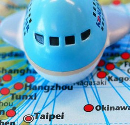 Spielzeugflieger: Korean Air ist in Asien stark.
