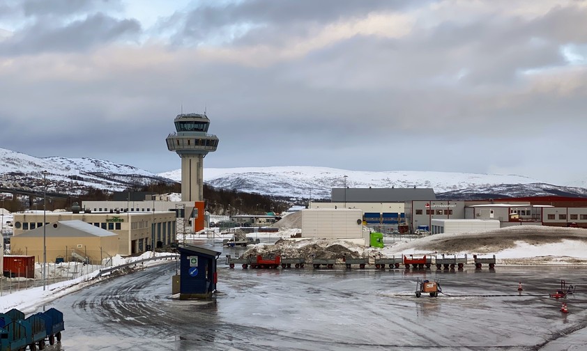 Der Flughafen Tromsø.
