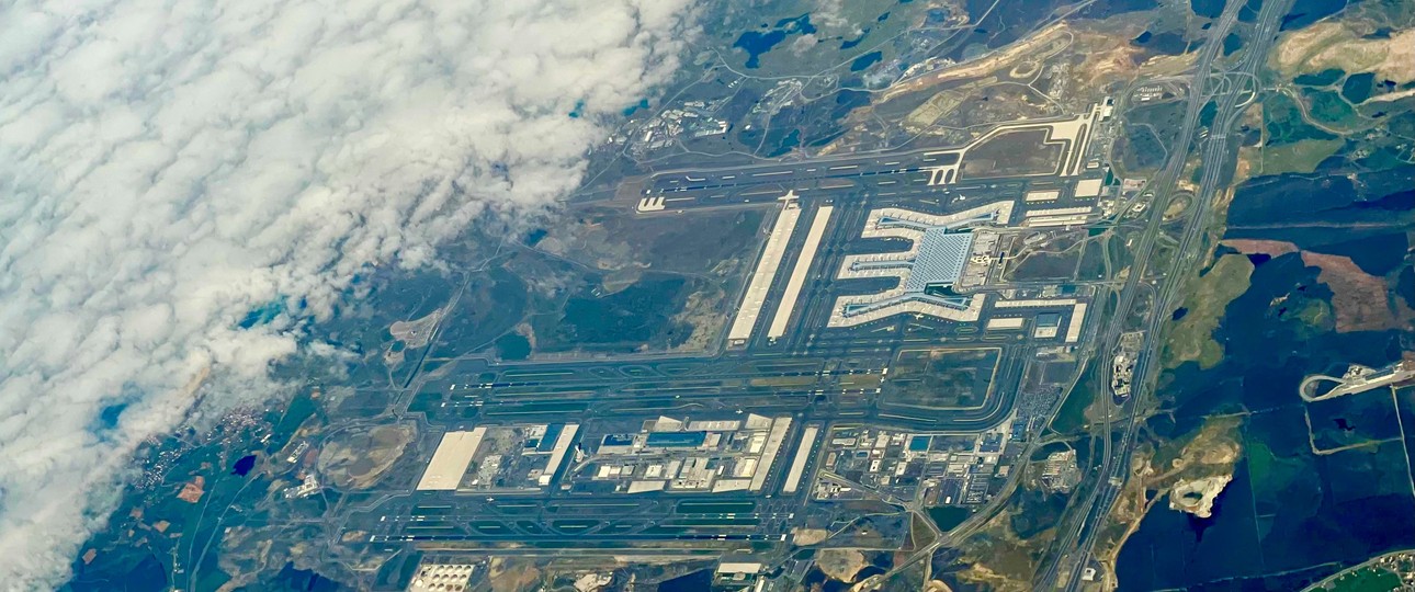 Der Flughafen Istanbul aus der Luft: Bald Europas größtes Drehkreuz.