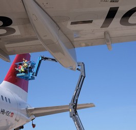 Der Airbus A321 HB-IOC der Swiss: Im spanischen Castellón wird das Flugzeug zerlegt.