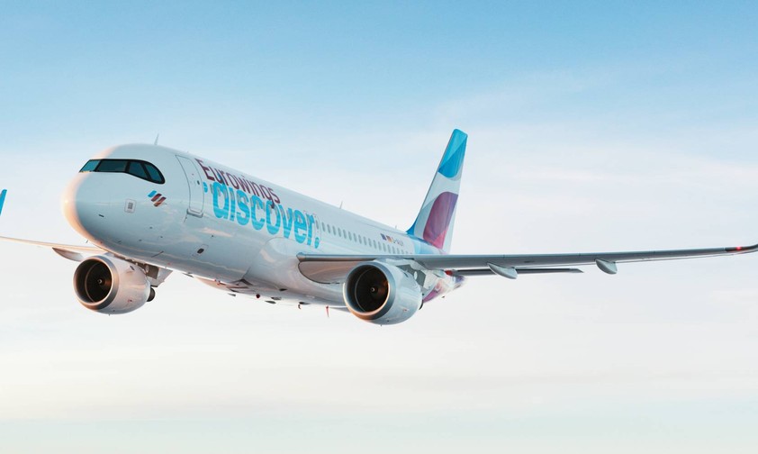 Airbus A320 von Eurowings Discover: In einem solchen Jet geschah der Notfall.