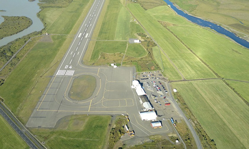 Flughafen Egilsstadir: Flugfélag Austurlands will die eigene Region mit dem Rest von Island verbinden.