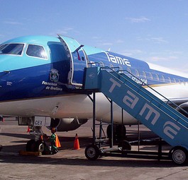Tame-Embraer 170: Die Heimbasis der Airline gilt als einer der gefährlichsten Flughäfen der Welt.