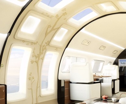 Eine bessere Aussicht gibt es auch im Cockpit nicht: Die Fenster im Kyoto-Airship-Design sind so groß wie Flugzeugtüren.