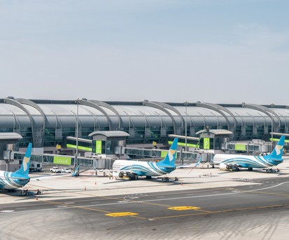 Flugzeuge von Oman Air am Flughafen Muscat: Die Luftfahrtbehörde des Oman will keine zusätzlichen Flüge genehmigen.
