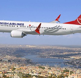 Visualisierung der Boeing 737 Max von Turkish Airlines: Auch im Anflug auf Deutschland.