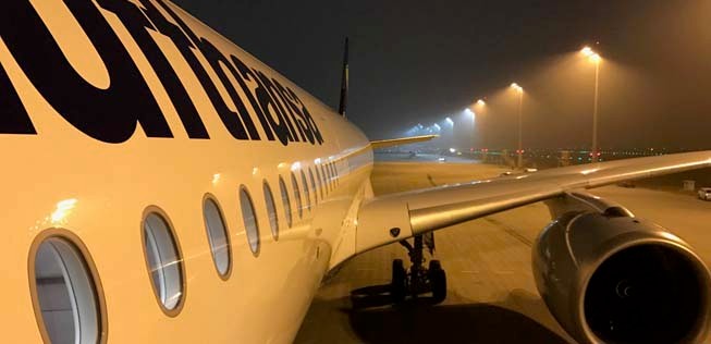 Der Airbus A350-900 von Lufthansa bietet 293 Passagieren Platz.