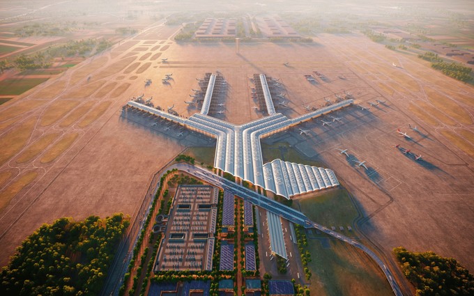 Computerdarstellung des Port Polska: So soll der neue Flughafen dereinst aussehen