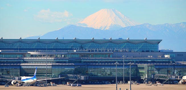 <strong>4th place.</strong> Japan: 22'239 take-offs per week. Shown is the airport Tokio-Haneda.