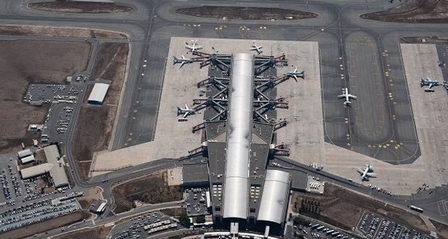 Flughafen Larnaca: Viele israelische Flugzeuge wurden hier geparkt.