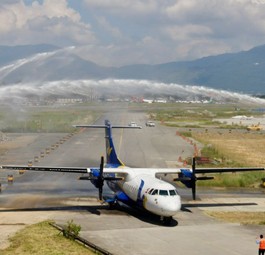 Abschied der 9N-AIN: Das Flugzeug war ...