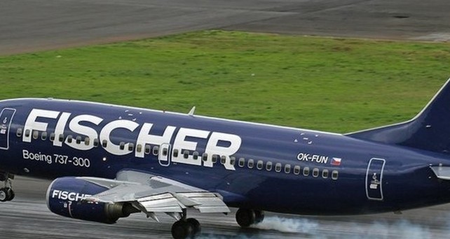 Flugzeug von Fischer Air: Laut Dertour nicht möglich.