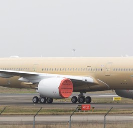 Airbus A350 für die Flugbereitschaft des deutschen Verteidigungsministeriums: Innenausbau in Hamburg.