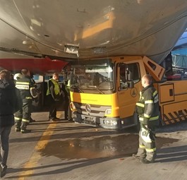 Beschädigter Airbus A380 in Moskau: Risiko wegen Ersatzteilmangel.