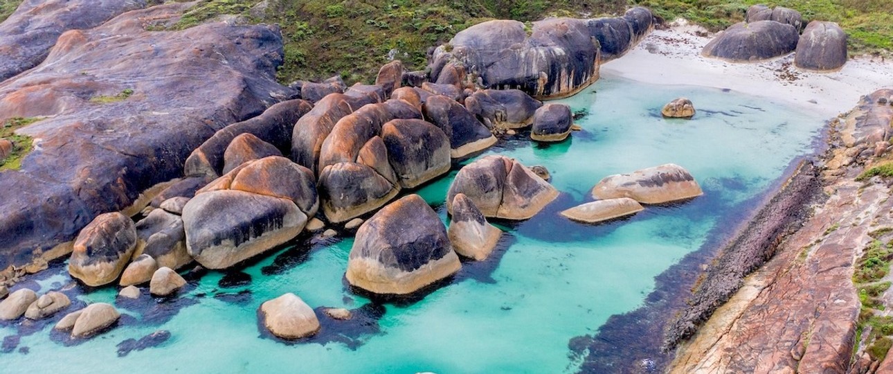 Southern Forests Elephant Rocks Aerial 