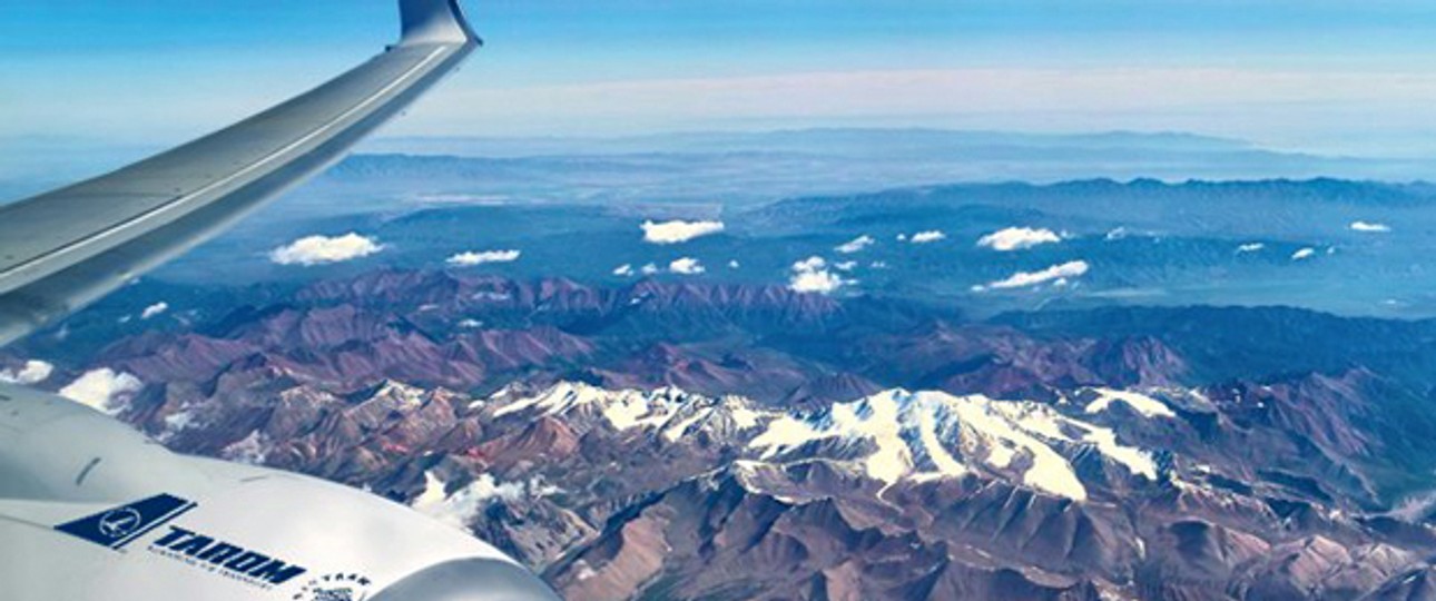 Blick aufs Flieger von Tarom: Politik verhindert Verkauf.