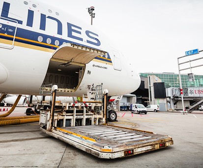 Beladung eines Airbus A380: «Ein A380 Combi Kombi eröffnet ganz neue Möglichkeiten».