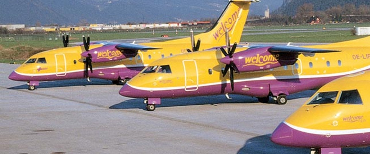 Neben Niki verschwindet ein zweiter traditionsreicher Name vom österreichischen Himmel: Die Charterairline Welcome Air stellte im Dezember <a href="https://www.aerotelegraph.com/welcome-air-fliegt-nicht-mehr" target="_blank" rel="noopener">den Betrieb ein und flottete ihr letztes Flugzeug aus</a>.