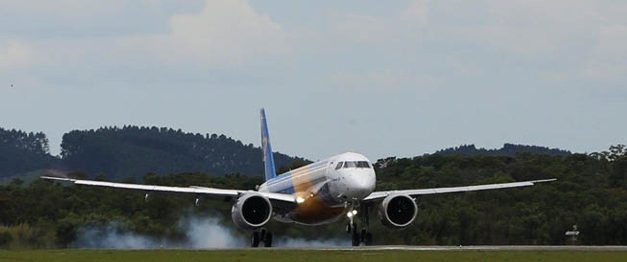 Embraer E2-190: Der Flugzeugbauer ist sehr zufrieden mit seinem neuesten Modell.