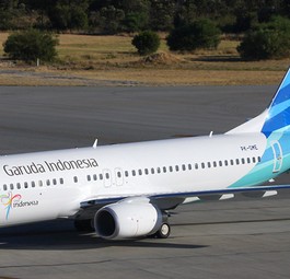 Boeing 737-800 von Garuda: Die Airline zieht sich in die Region zurück.