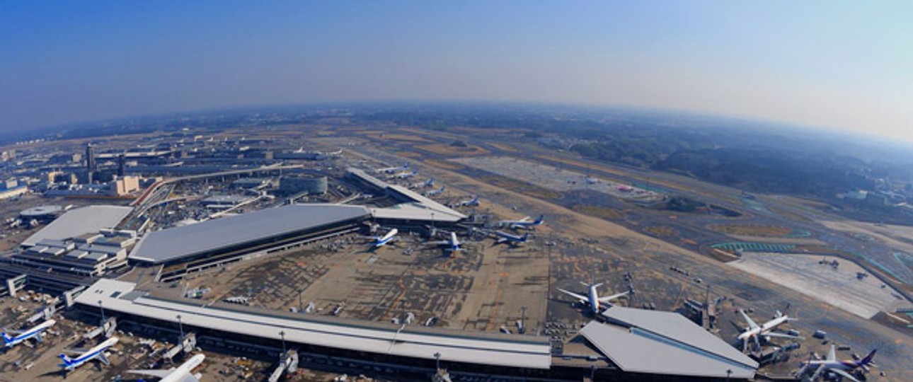 <strong>Platz 6: </strong>Japan. Der Inlandsverkehr liegt aktuell bei <strong>73 Prozent </strong>des Vorjahresniveaus. Hier zu sehen, der Hauptstadtairport Tokio-Narita.