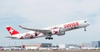 Airbus A350-900 von Swiss: Die Wanderlust-Lackierung bleibt länger.