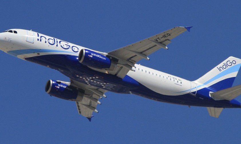 An Indigo Airbus A320.