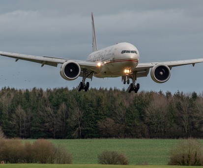 Boeing 777-200 LR von Etihad: Sie fliegt keine Passagiere mehr.