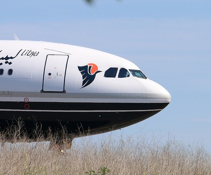 Seit Jahren steht der Airbus A340 mit dem Kennzeichen 5A-ONE in Perpignan.