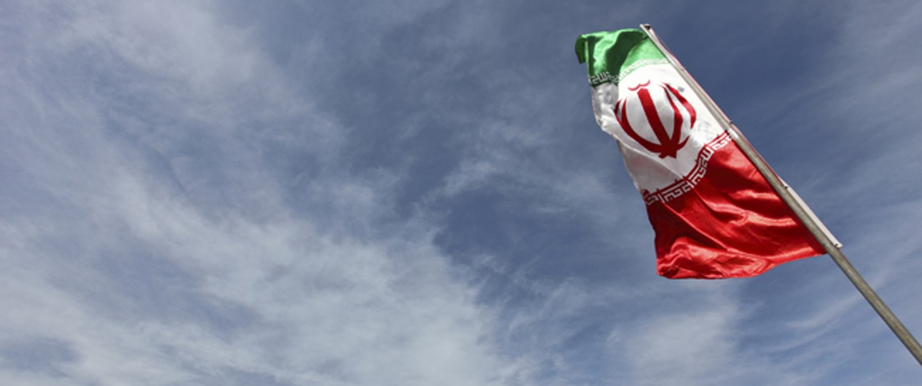 Iranische Flagge: Boeing wartet mit Geschäften in dem Land noch ab.