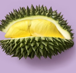 Durian: Schmeckt wie der Himmel, stinkt wie die Hölle.