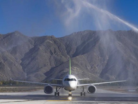 Comac C919 i Lhasa in Tibet: Bald soll es eine neue Version geben.