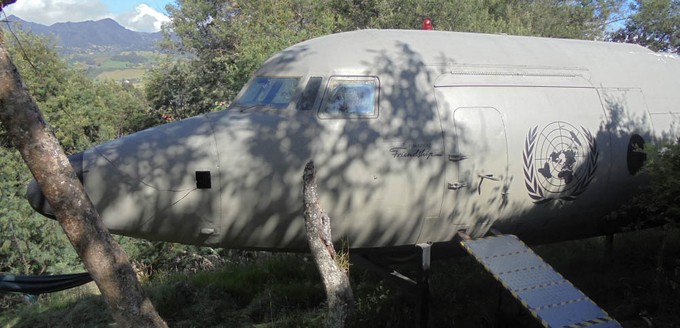 Fokker F27 in Kolumbien.