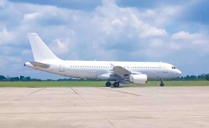 Airbus A320 von Avion Express in Brasilien.