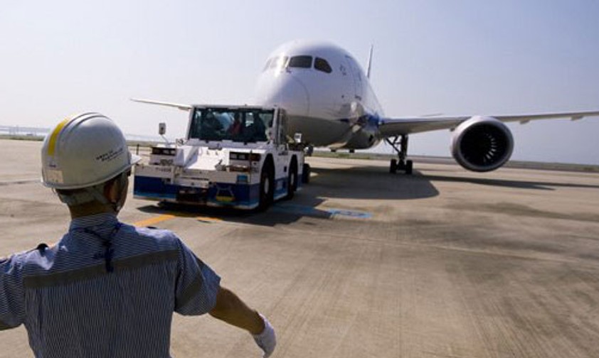 B787 von Boeing: Triebwerke sollen durchleuchtet werden.