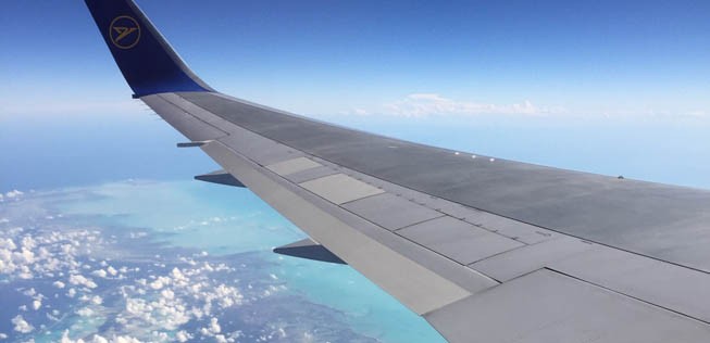 Über den Bahamas.